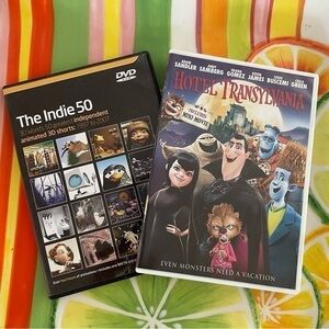 $10 SALE Bundle of 2 Hotel Transylvania Indie 50 Movie Shorts DVD Family Movie